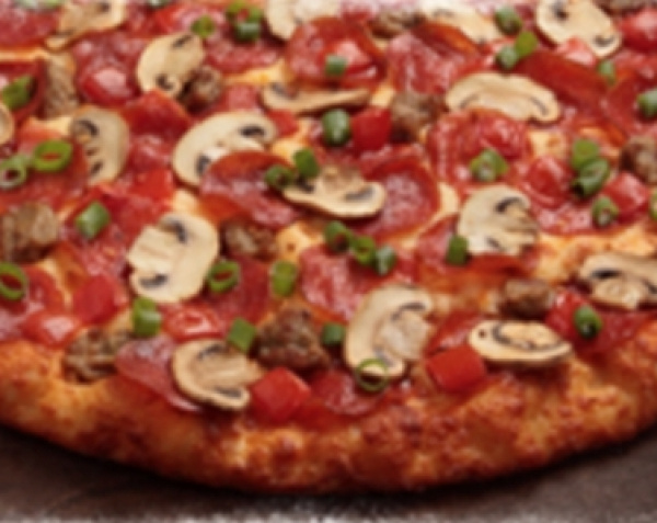 Order Italian Garlic Supreme Pizza food online from Round Table Pizza store, Fremont on bringmethat.com