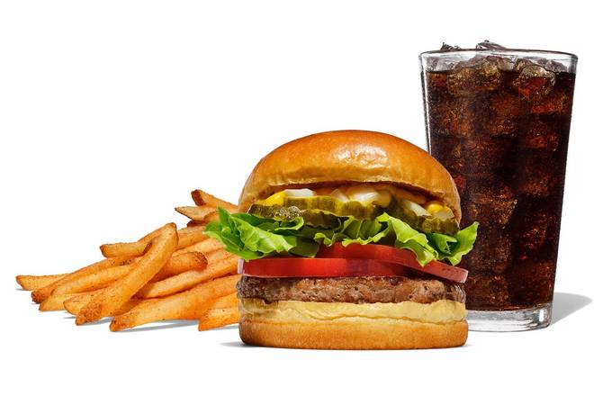 Order Turkey Burger Combo food online from Hat Creek Burger Co. store, Coppell on bringmethat.com
