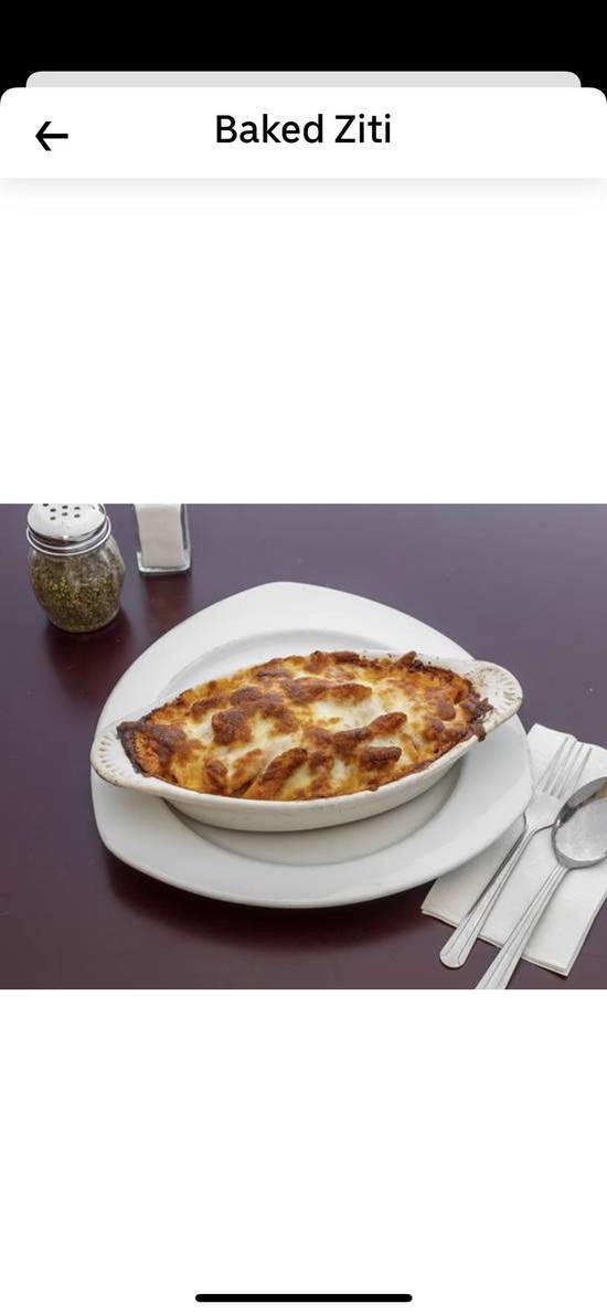 Order Baked ziti food online from J2 PIZZA CAFE & SUSHI BAR store, Brooklyn on bringmethat.com