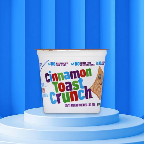 Order Cinnamon Toast Crunch Cereal Cup 1.7oz food online from Treat Fleet store, Lower Lake on bringmethat.com