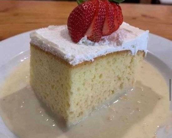 Order Tres Leches cake food online from Mezcal Kitchen store, Bayonne on bringmethat.com