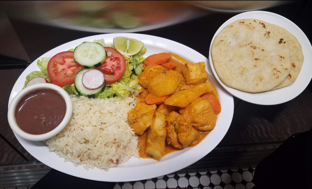Order Pollo Guisado Plate food online from Cantarito Restaurant store, Lancaster on bringmethat.com