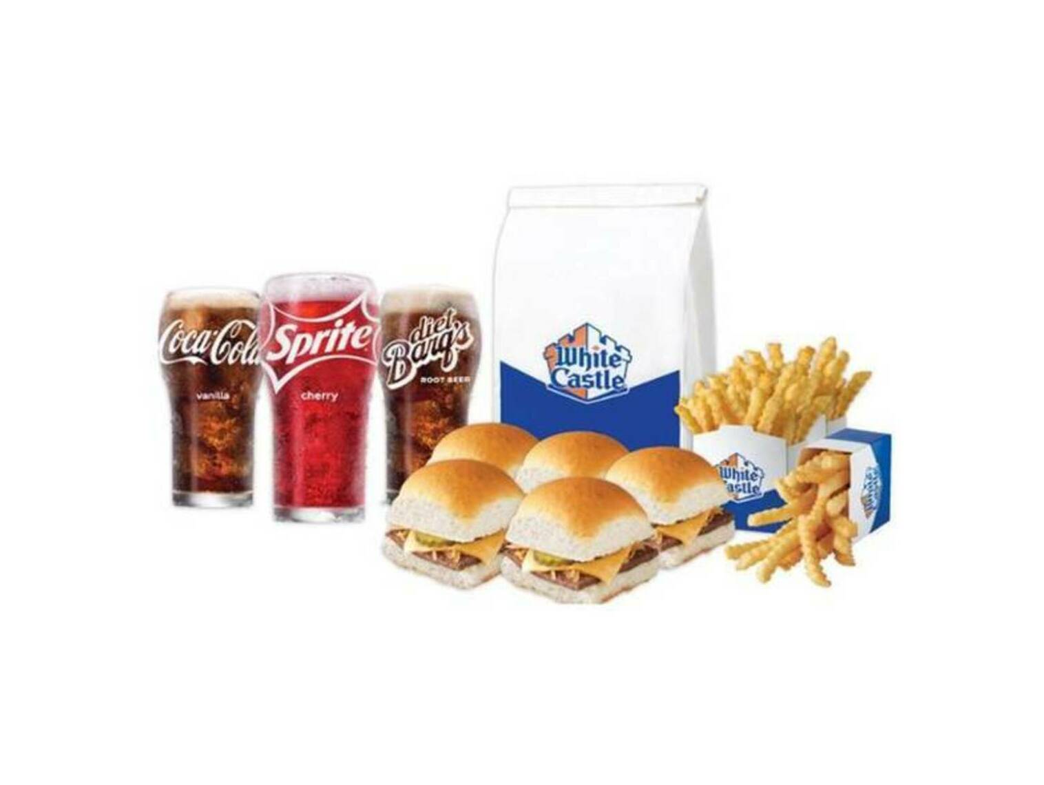 Order CHEESY MEAL FOR 3 food online from White Castle store, Troy on bringmethat.com