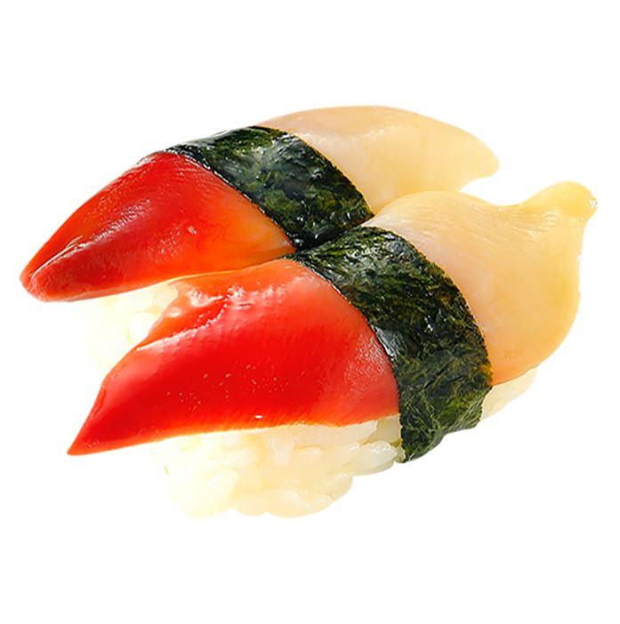 Order Hokki-gai (Surf clam) Nigiri food online from Tgi Sushi store, San Jose on bringmethat.com