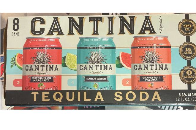 Order Cantina Variety 8pk, 12oz cans (5.0% ABV) food online from Chris's Liquor- 2203 S Lamar Blvd store, Austin on bringmethat.com