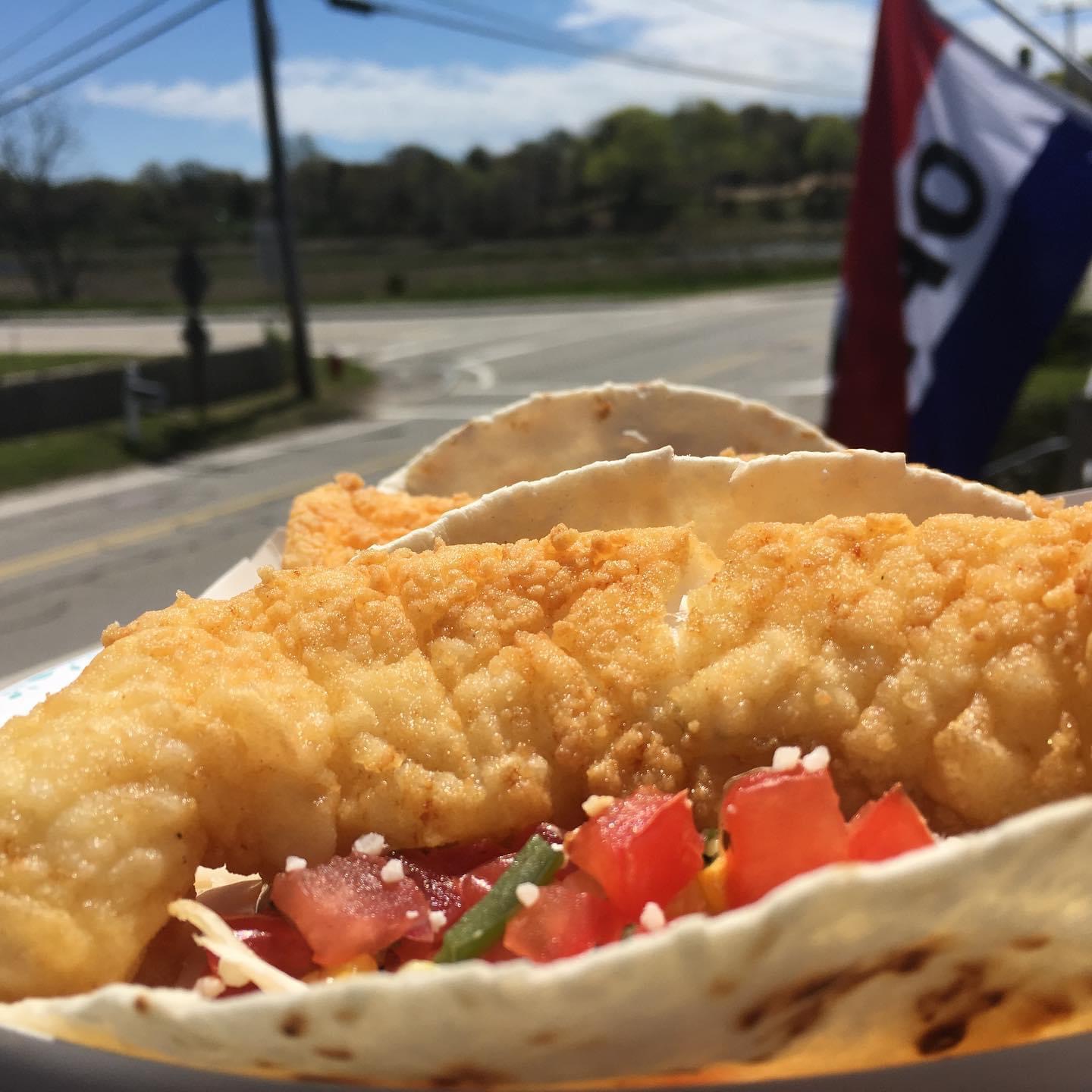 Order Fish Taco food online from Osterville Fish store, Barnstable on bringmethat.com
