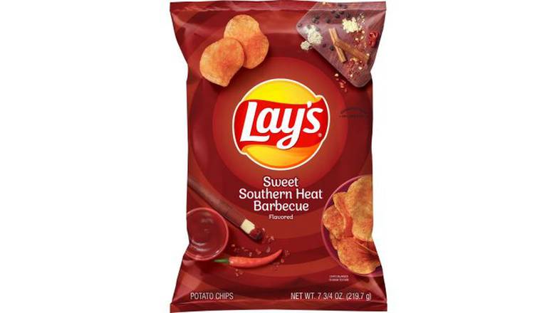 Order Lay'S Sweet Southern Heat Barbecue Flavored food online from Red Roof Market store, Lafollette on bringmethat.com