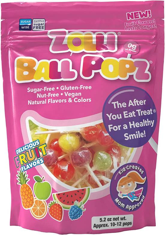 Order Zollipops Ball Popz Assorted Candy (5.2 oz) food online from Rite Aid store, Eugene on bringmethat.com
