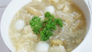 Order Asparagus Soup with Crab food online from Present Restaurant store, Falls Church on bringmethat.com