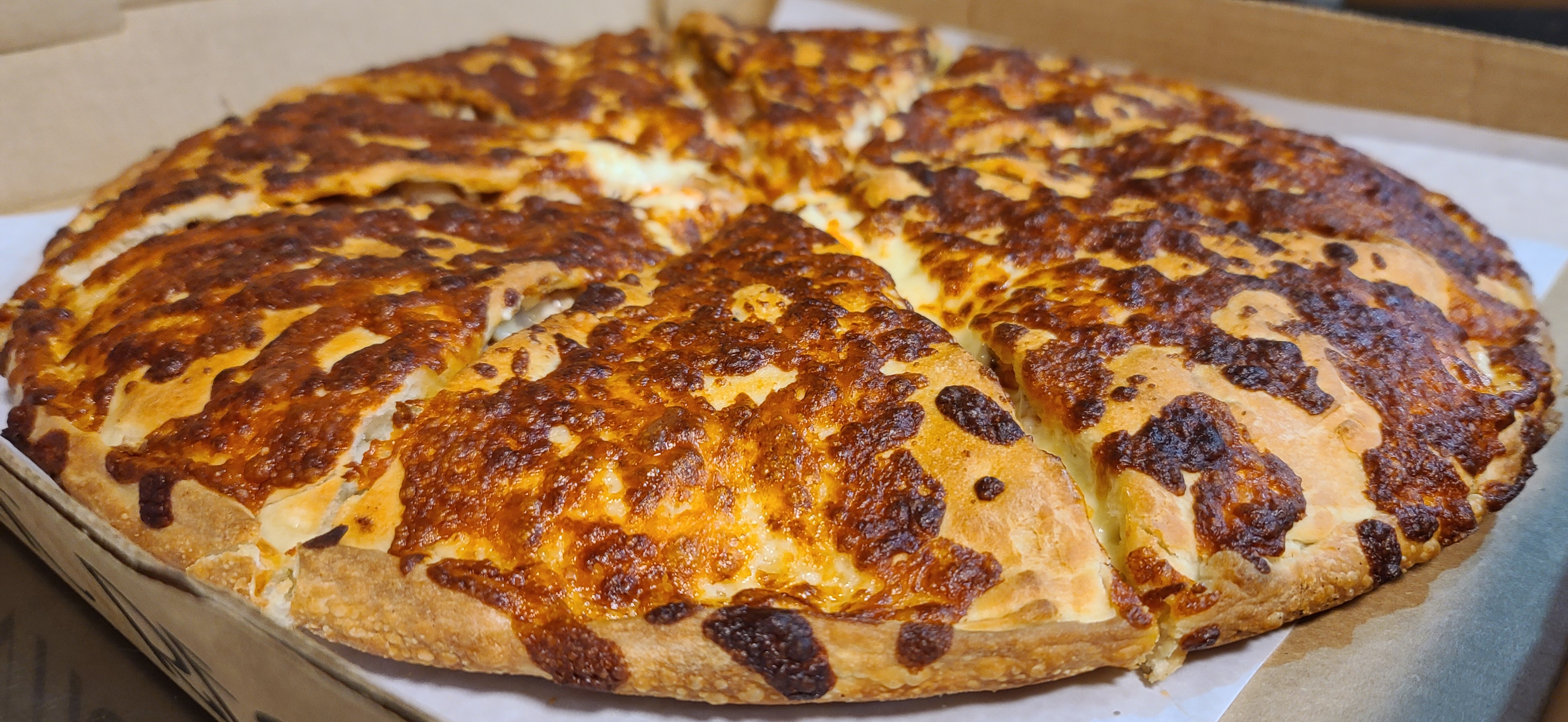 Order Buffalo Chicken Calzone food online from Gregory House Of Pizza store, Belmont on bringmethat.com