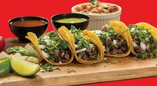 Order Street Tacos 4 - Sirloin food online from Taco Palenque store, San Juan on bringmethat.com