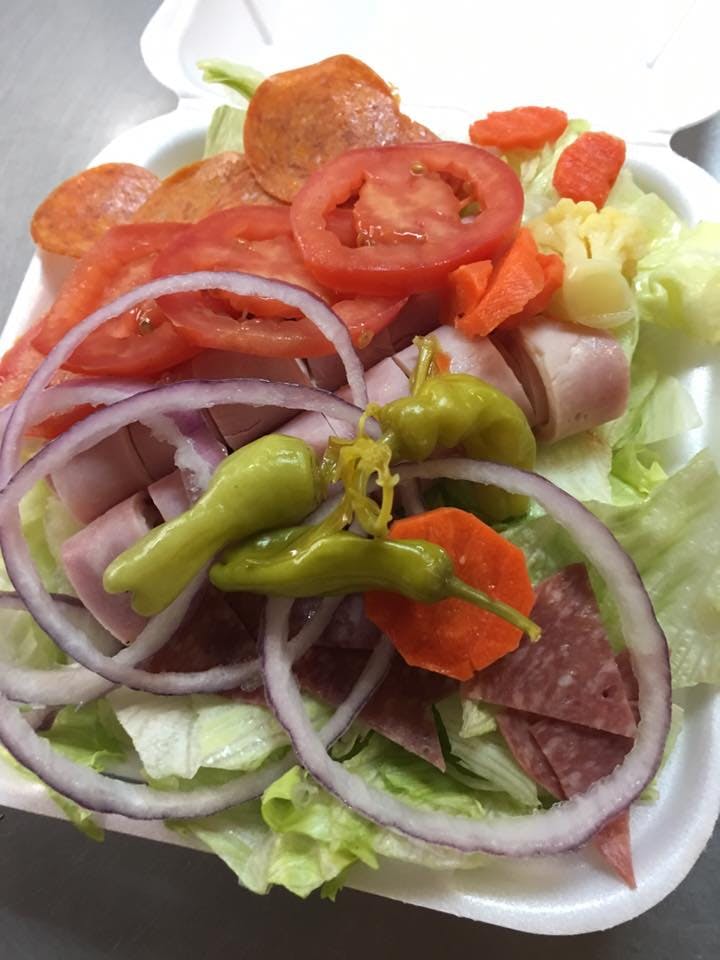 Order Antipasto Salad - Personal food online from Rosaria Pizza store, San Diego on bringmethat.com