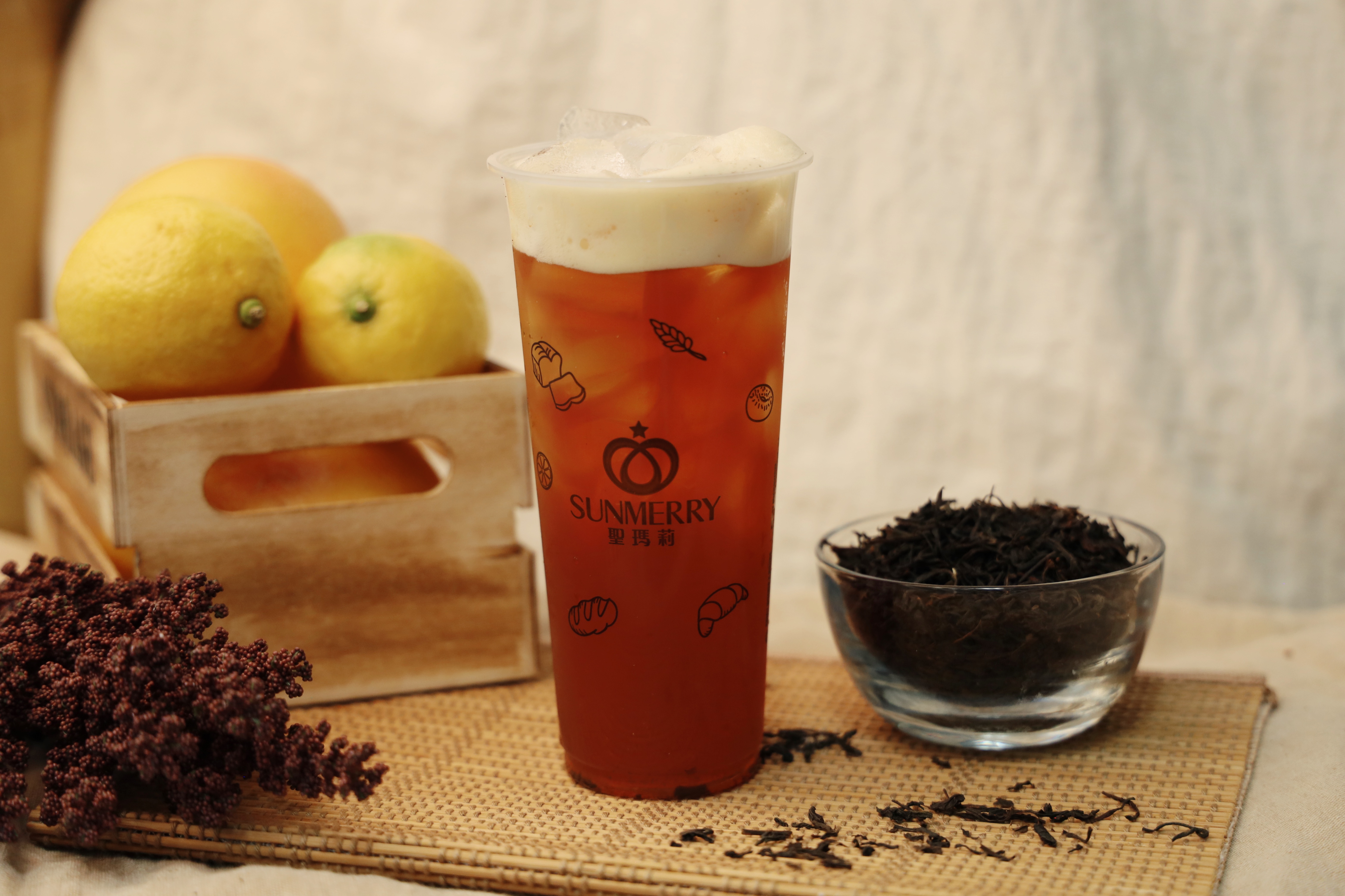 Order Black Tea with Salted Cheese food online from Sunmerry Bakery store, Irvine on bringmethat.com