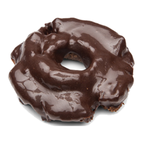 Order Chocolate Old Fashioned Donut food online from Randy Donuts store, Bakersfield on bringmethat.com