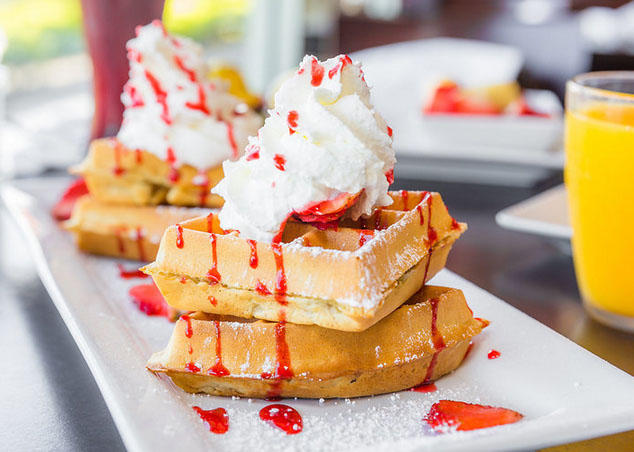 Order Strawberry Waffles food online from Ruby Tuesday store, Marietta on bringmethat.com
