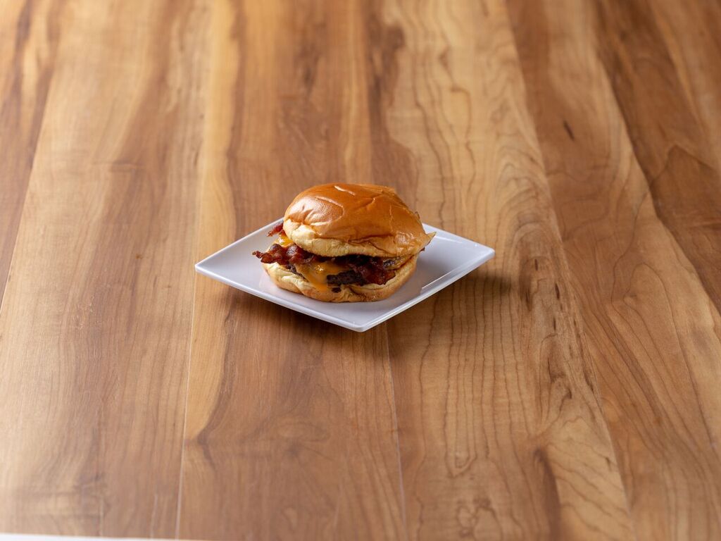 Order Bacon Cheeseburger food online from Cheeseburger Bobbys store, Flowery Branch on bringmethat.com