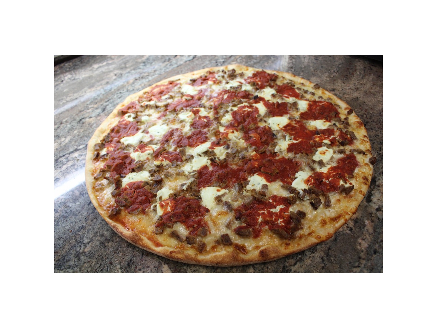 Order Meatball and Ricotta Pie   - 18" Round Pie food online from Previti Pizza store, New York on bringmethat.com
