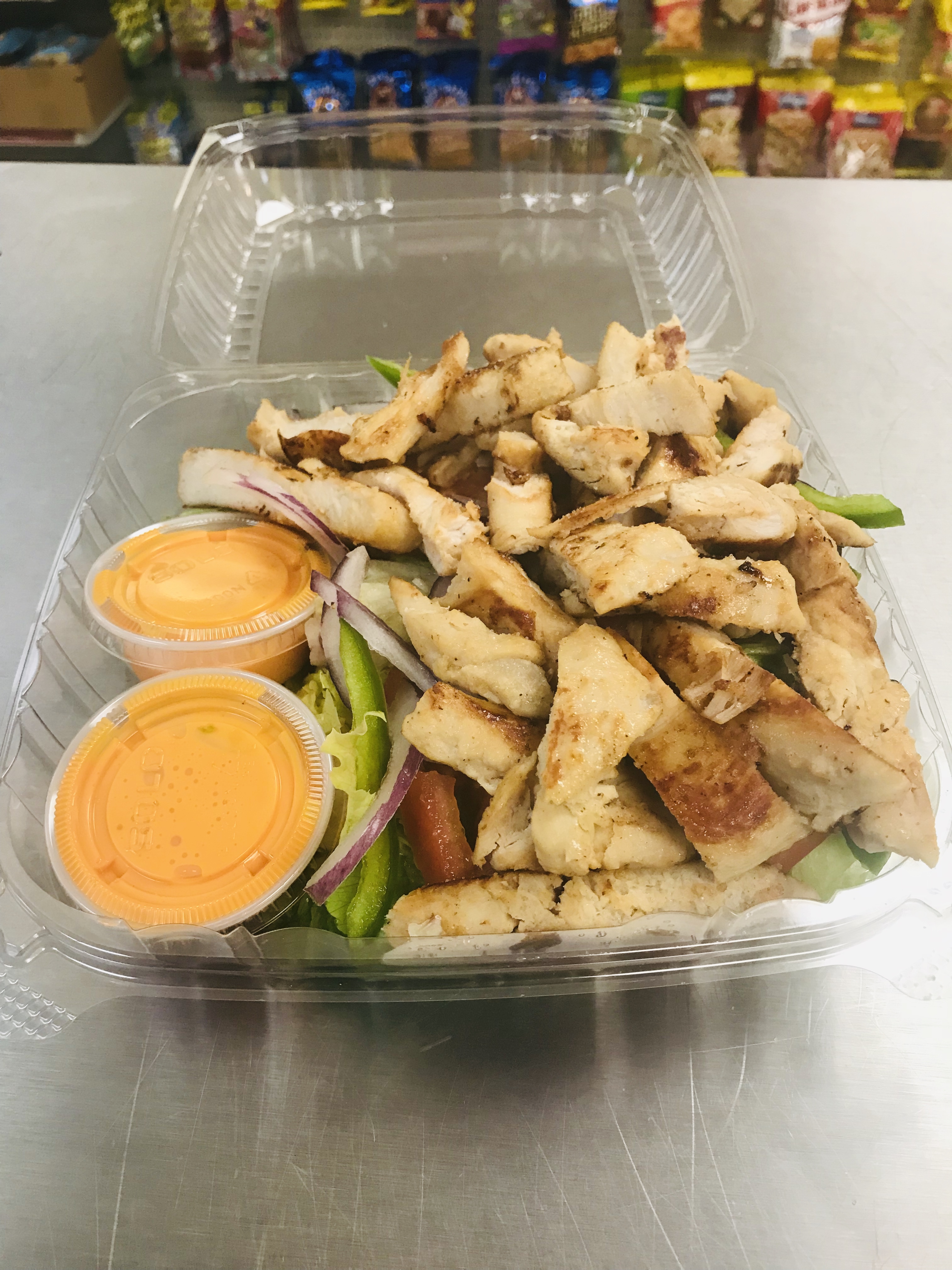Order Grilled Chicken Salad food online from A-1 Deli And Fried Chicken store, Wilmington on bringmethat.com