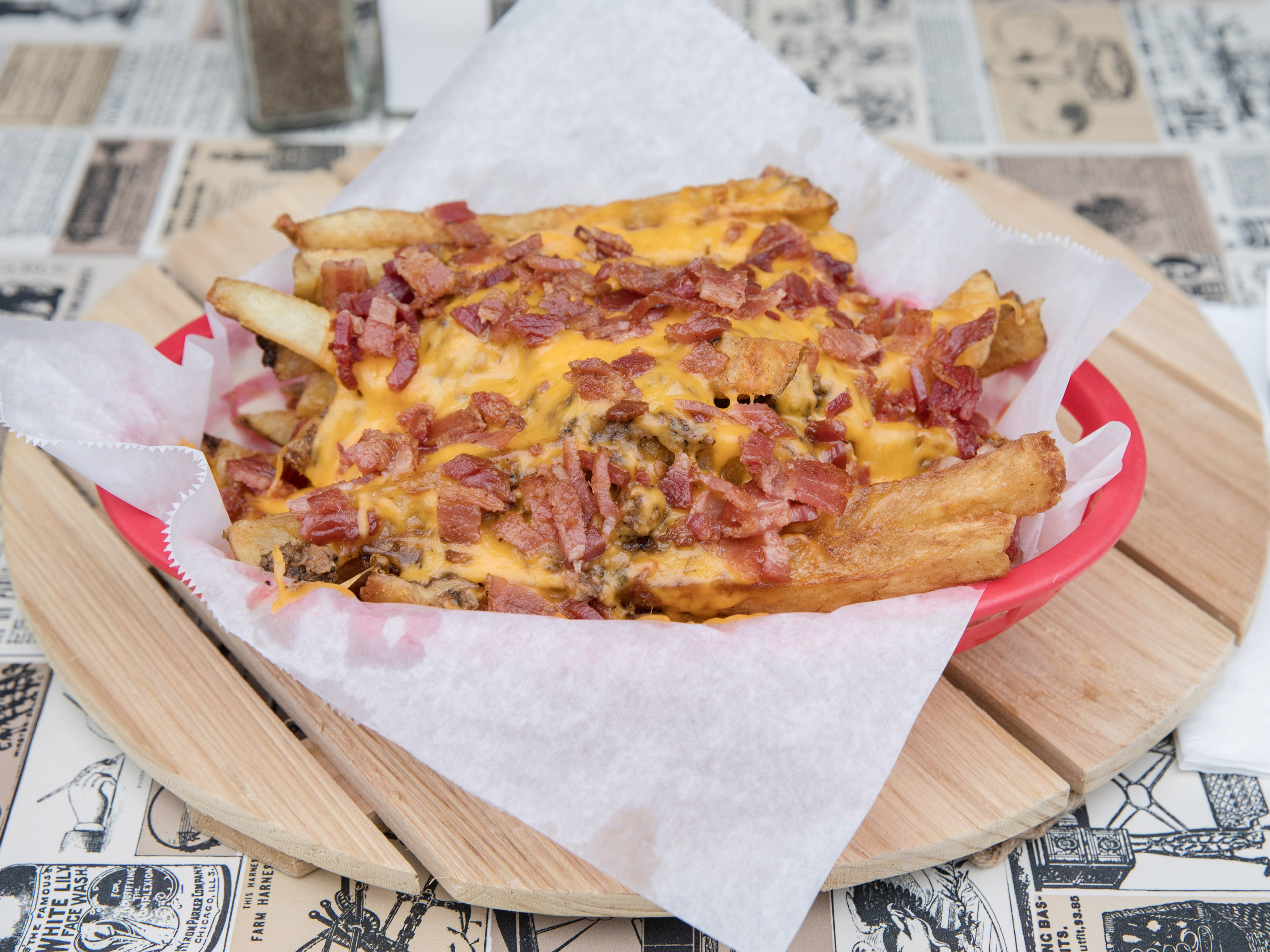 Order Loaded Fries food online from The Thurman Cafe store, Columbus on bringmethat.com