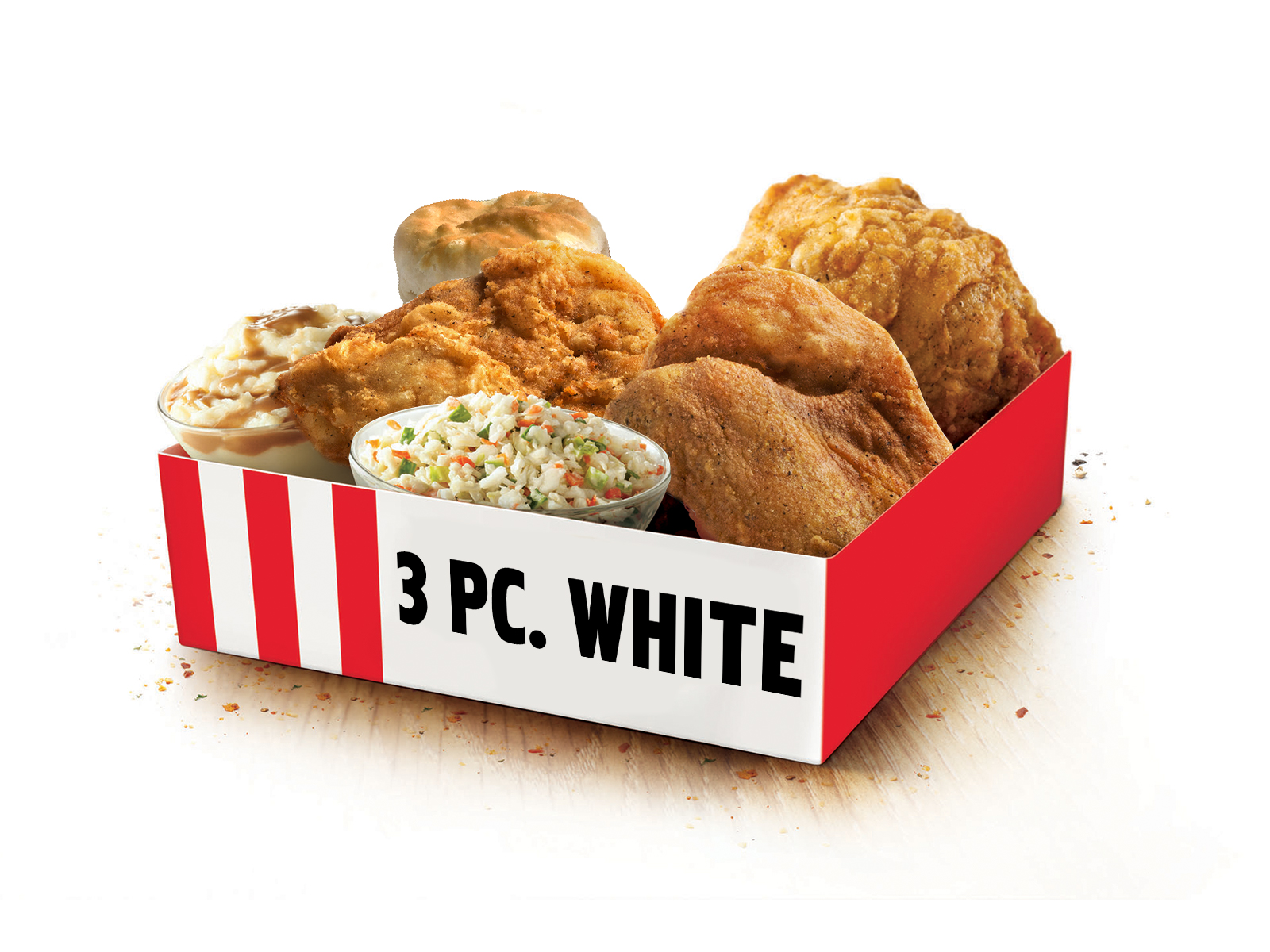 Order 3 Piece White Meal food online from Pending Menu Account store, Peachtree Corners on bringmethat.com