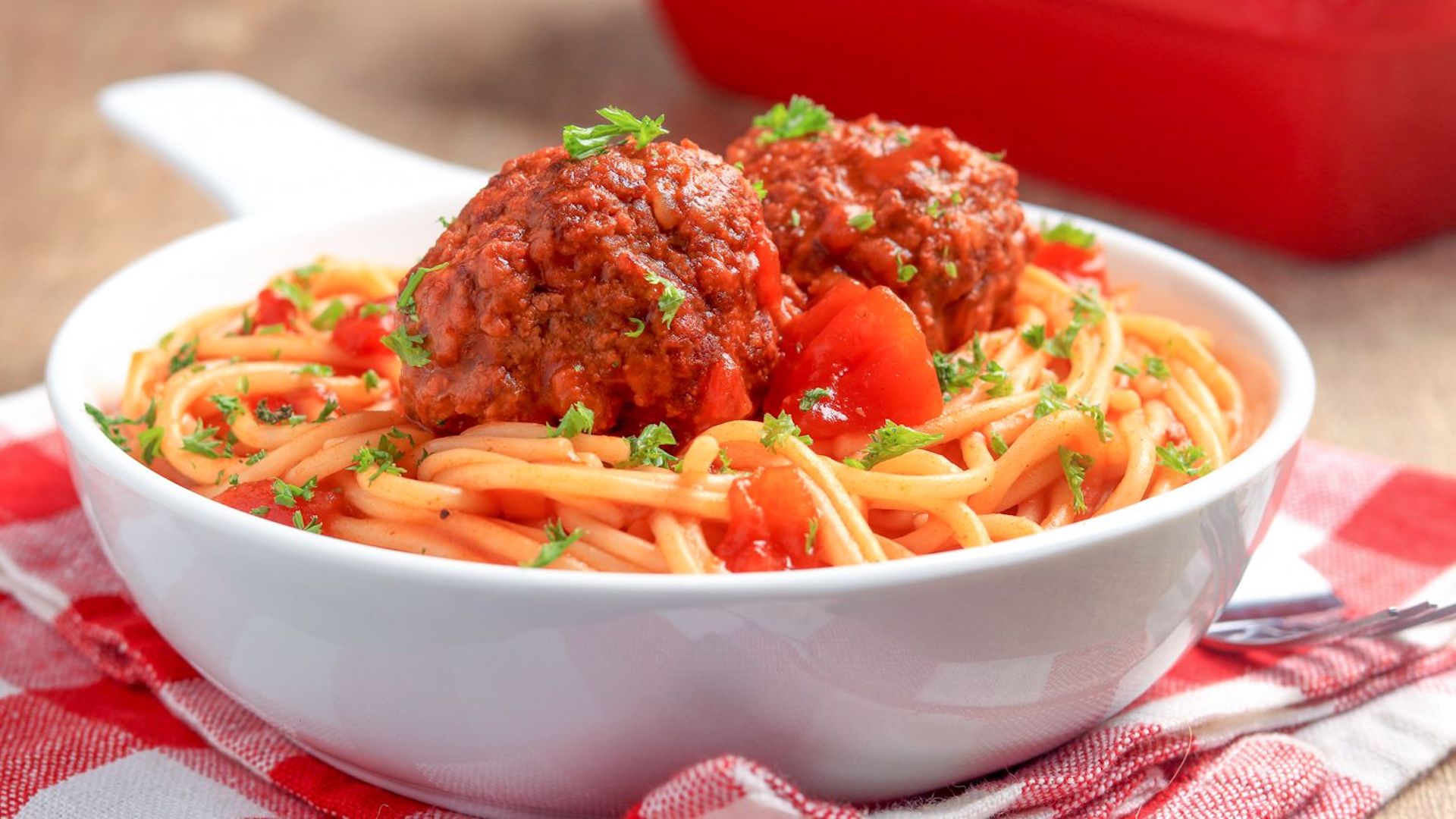 Order Spaghetti and Meatballs food online from Fellini Cafe Of Media store, Media on bringmethat.com