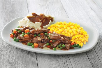 Order CLASSIC POT ROAST, FAMILY-STYLE food online from Perkins Restaurant & Bakery store, Wheeling on bringmethat.com