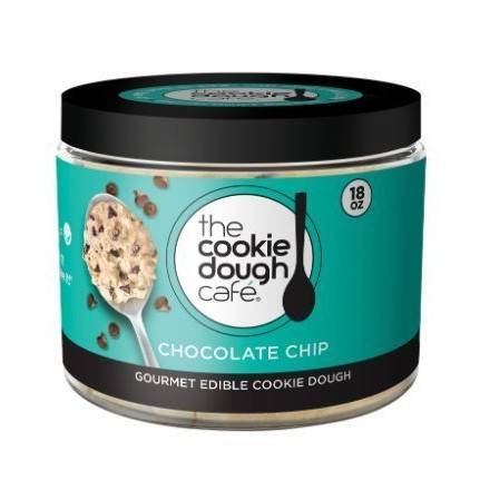 Order The Cookie Dough Cafe Chocolate Chip Edible Cookie Dough Jar (18 oz) food online from Dolcezza Gelato store, Arlington on bringmethat.com