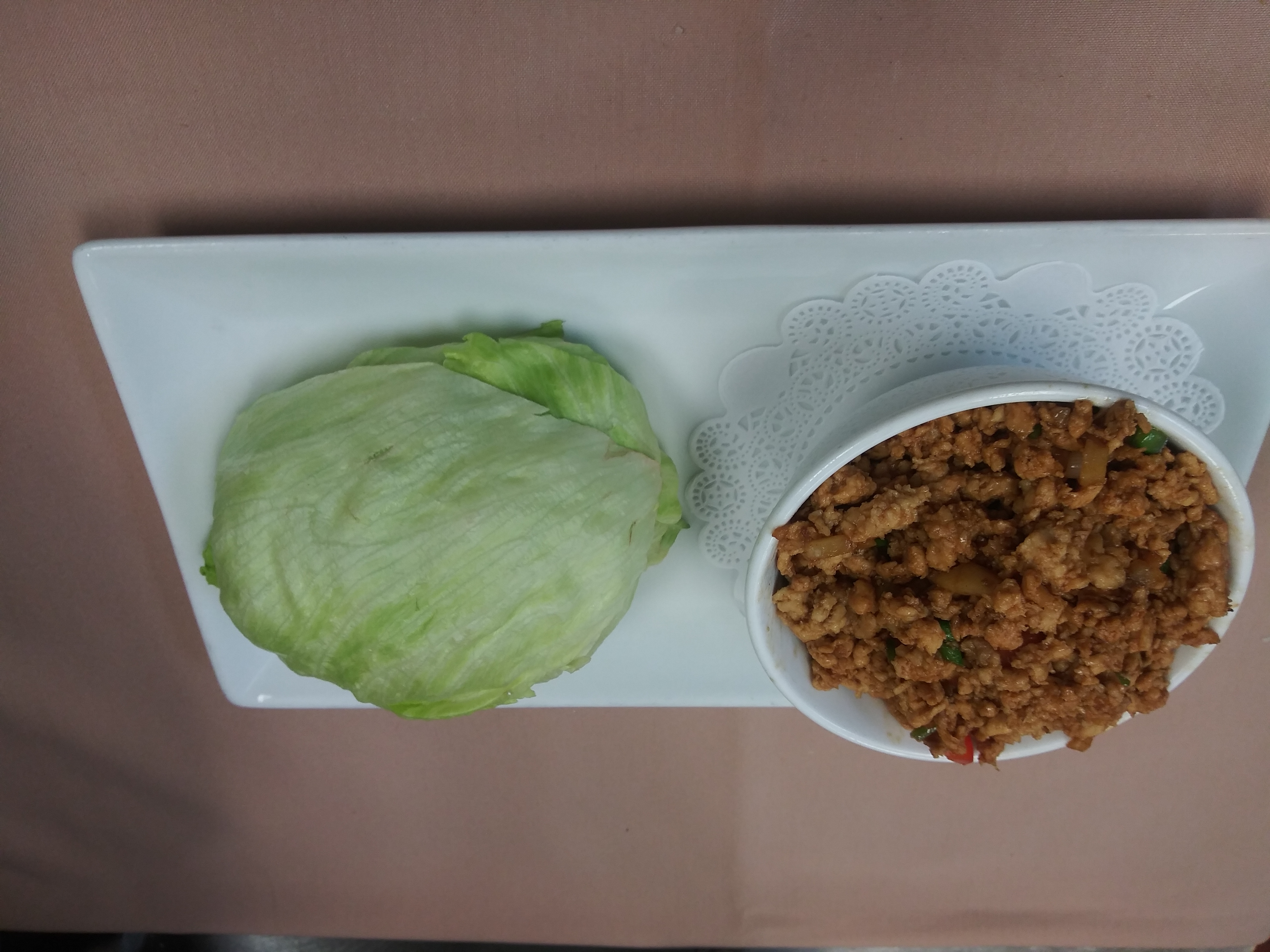 Order Chicken Lettuce Wrap food online from Butterfly Chinese Restaurant store, West Hartford on bringmethat.com