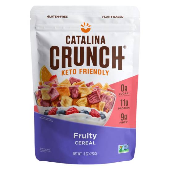Order Catalina Crunch Fruity Keto Cereal 8oz food online from Everyday Needs by Gopuff store, Waltham on bringmethat.com