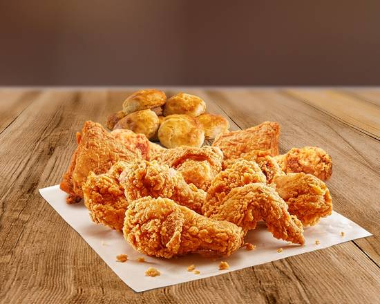 Order 12 Pc Chicken w/ 6 Biscuit's food online from Texas Chicken & Burgers store, Levittown on bringmethat.com