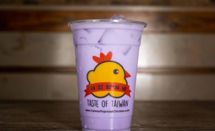 Order Taro Milk Tea food online from Popcorn Chicken store, Irvine on bringmethat.com