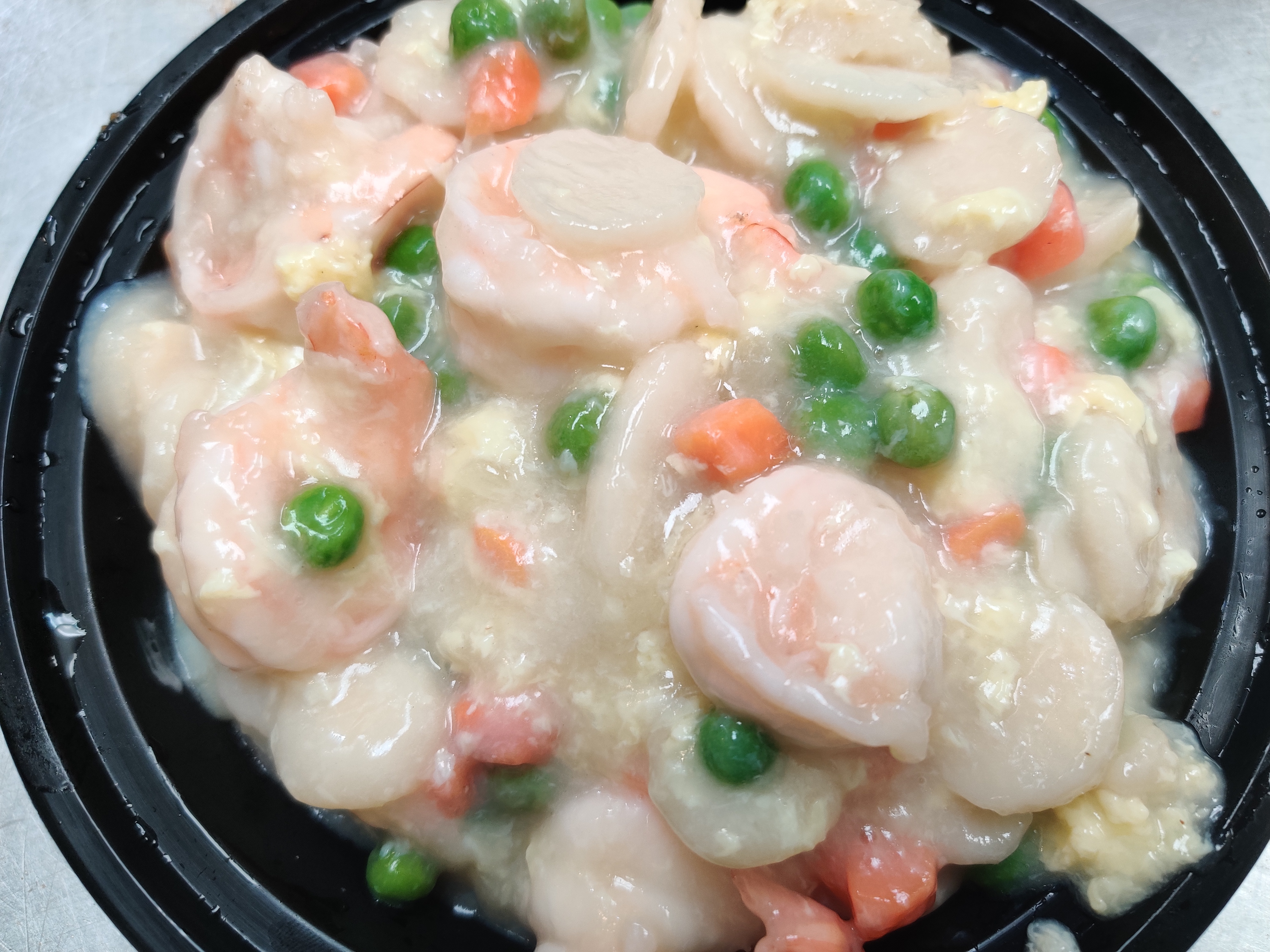 Order S7. Ten Pieces Shrimp with Lobster Sauce food online from Sam Cafe store, Houston on bringmethat.com
