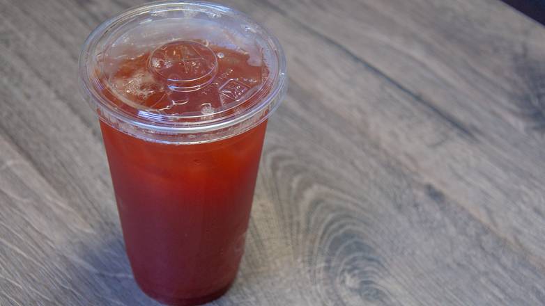 Order Strawberry Ice Tea food online from Apple Fritter store, San Mateo on bringmethat.com