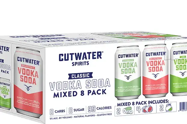 Order Cutwater Vodka Soda Variety Pack 8pk-12oz Cans food online from Sousa Wines & Liquors store, Mountain View on bringmethat.com