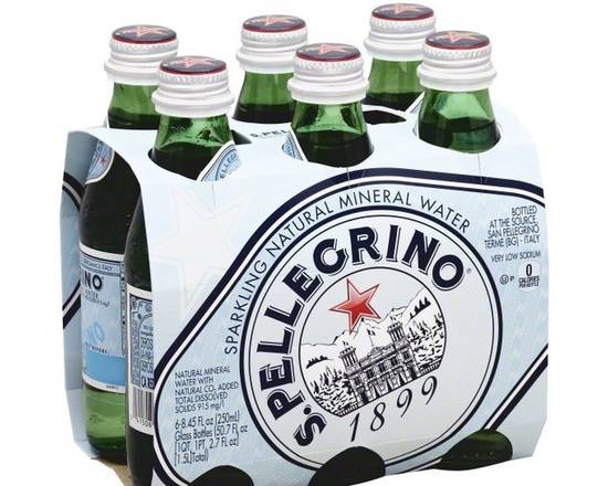 Order San Pellegrino Water (6 pk) food online from Ranch Market Too store, Yountville on bringmethat.com