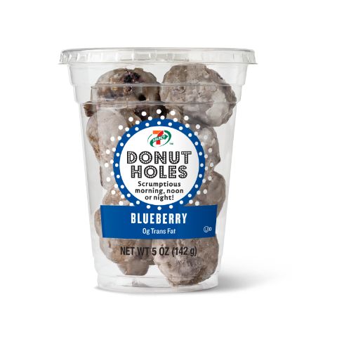 Order 7 Select Blueberry Donut Holes 5 oz food online from Aplus store, Wyomissing on bringmethat.com