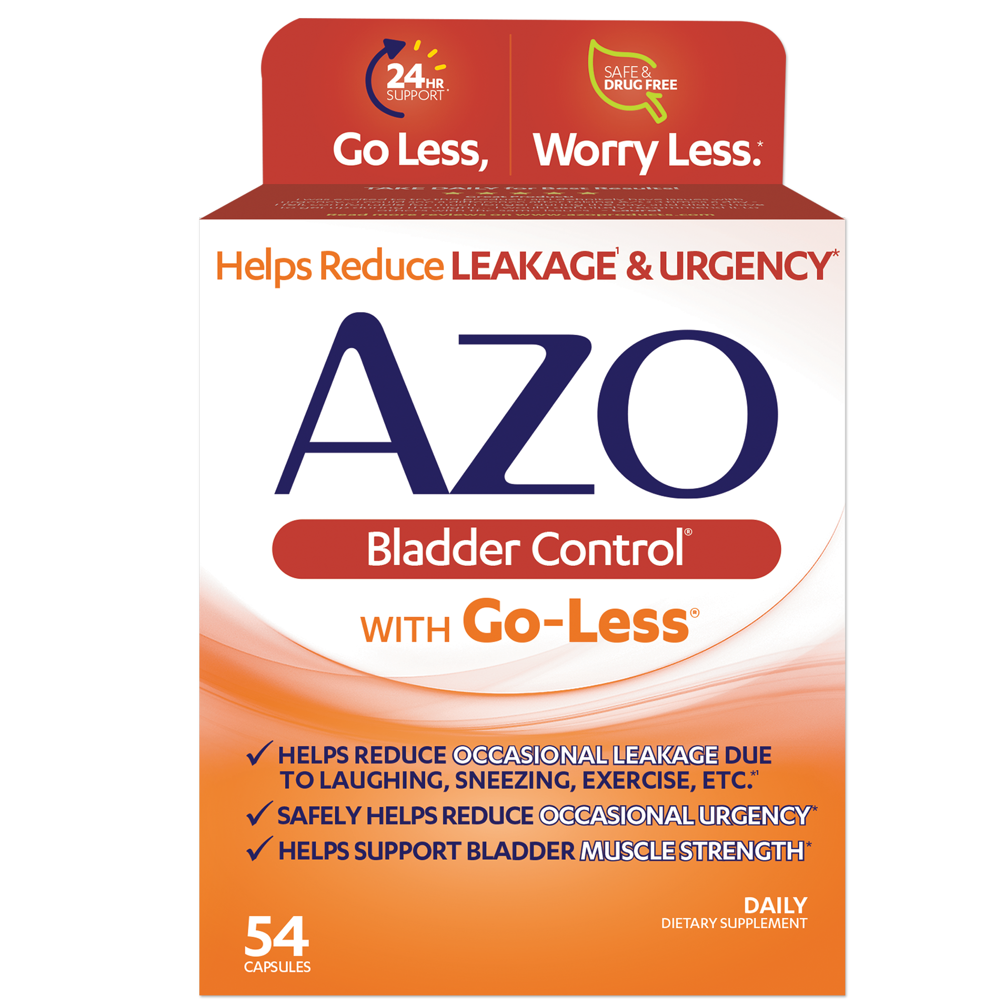 Order Azo Bladder Control Dietary Supplement with Go-Less Capsules, 54 Count food online from Rite Aid store, Antelope on bringmethat.com
