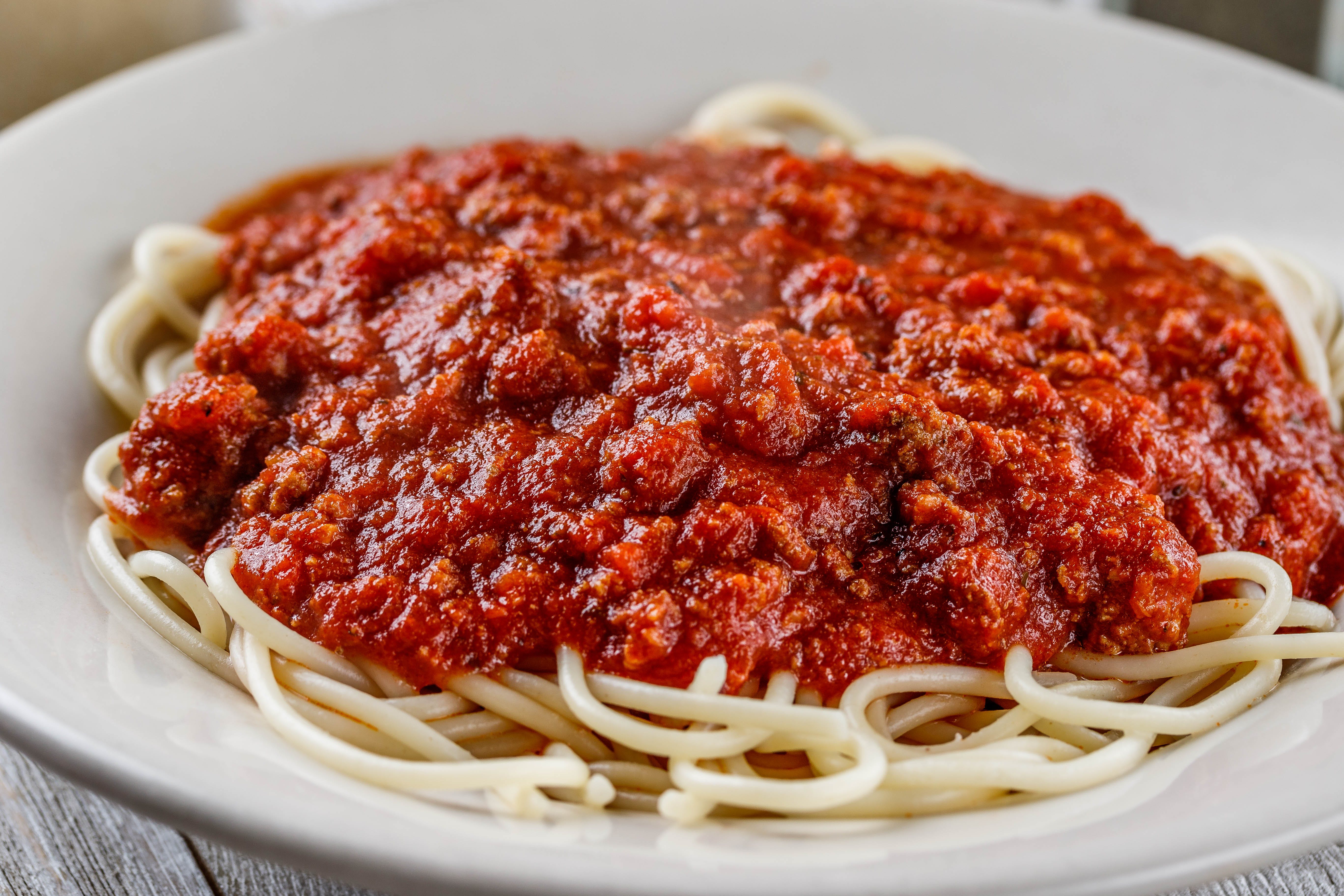 Order Kid's Spaghetti with Meat Sauce - Kids food online from Mario Pizza & Pasta store, Seabrook on bringmethat.com