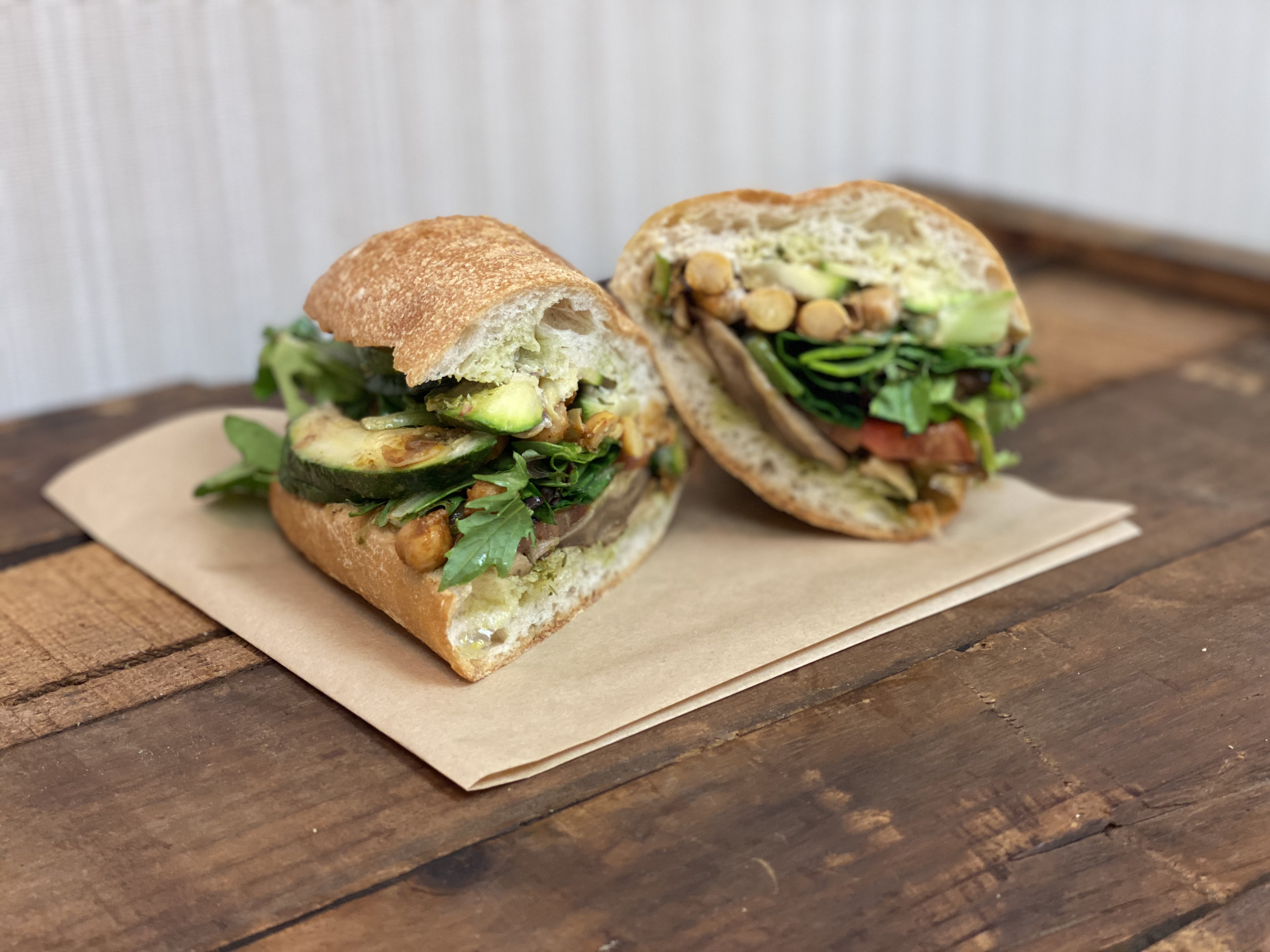 Order Rustic Vegan Sandwich food online from The Picnic Basket store, New York on bringmethat.com