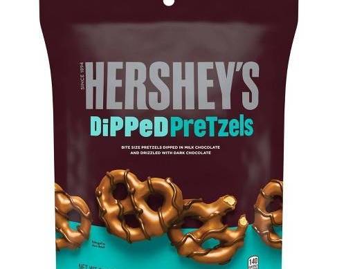 Order Hershey  Chocolate Dipped Pretzels food online from Exxonmobil store, Dallas on bringmethat.com