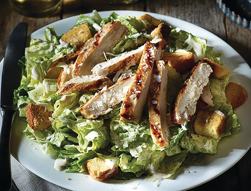 Order Chicken Caesar Salad food online from Hurricane Grill & Wings store, Newburgh on bringmethat.com