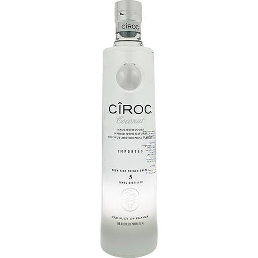 Order Ciroc Coconut Vodka 750ml food online from Windy City Liquor Market store, El Cajon on bringmethat.com