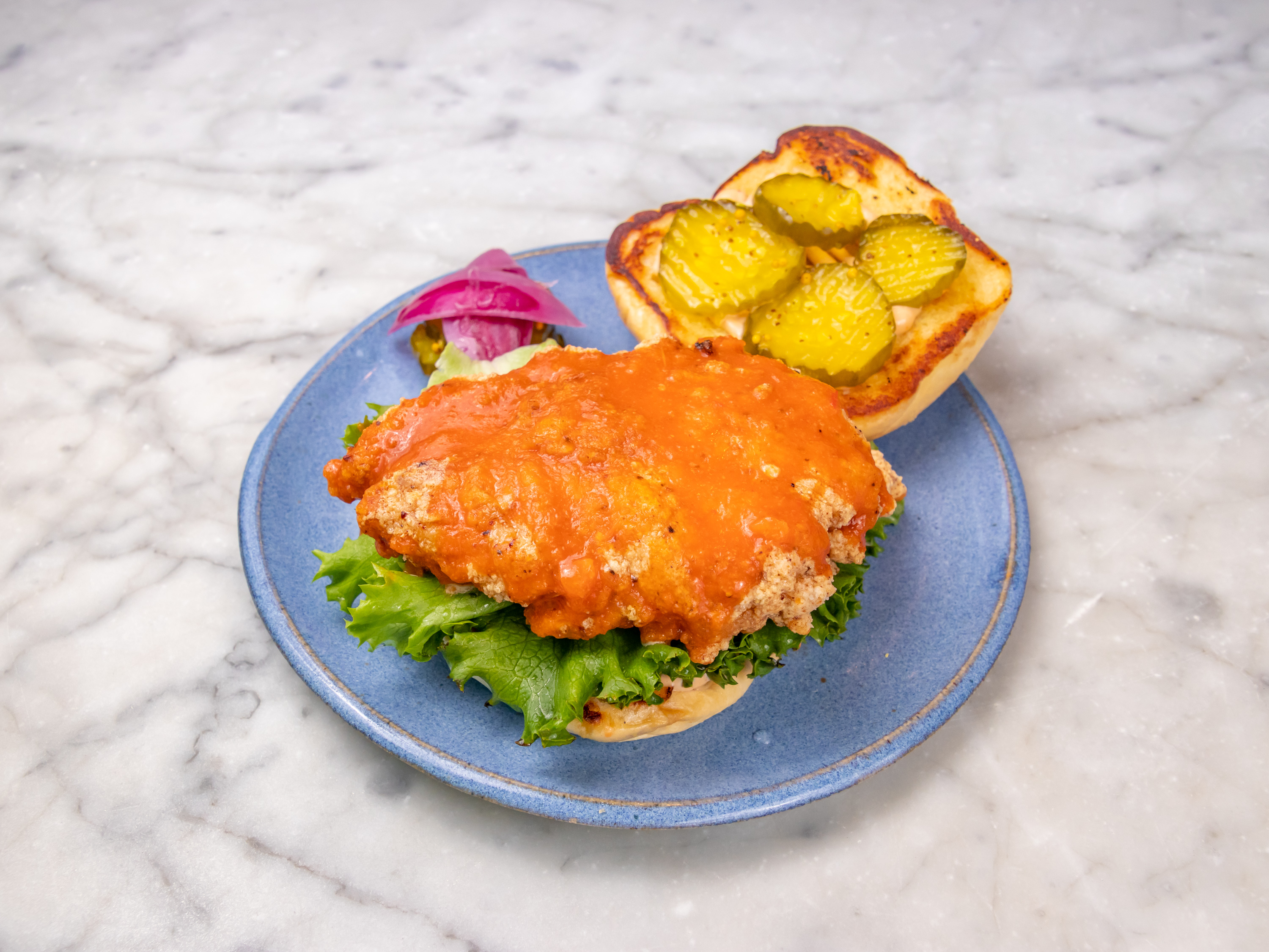Order Spicy Chicken Sandwich food online from Soul: Food & Culture store, Atlanta on bringmethat.com