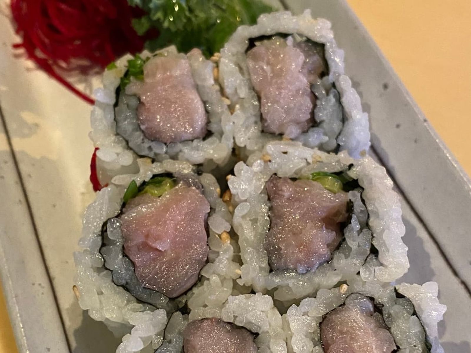 Order Hamanegi Maki food online from Sushi Aoi store, Washington on bringmethat.com