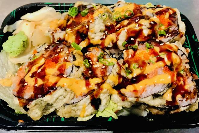 Order Godzilla Roll food online from Sakura Sushi & Thai Cuisine store, New York on bringmethat.com