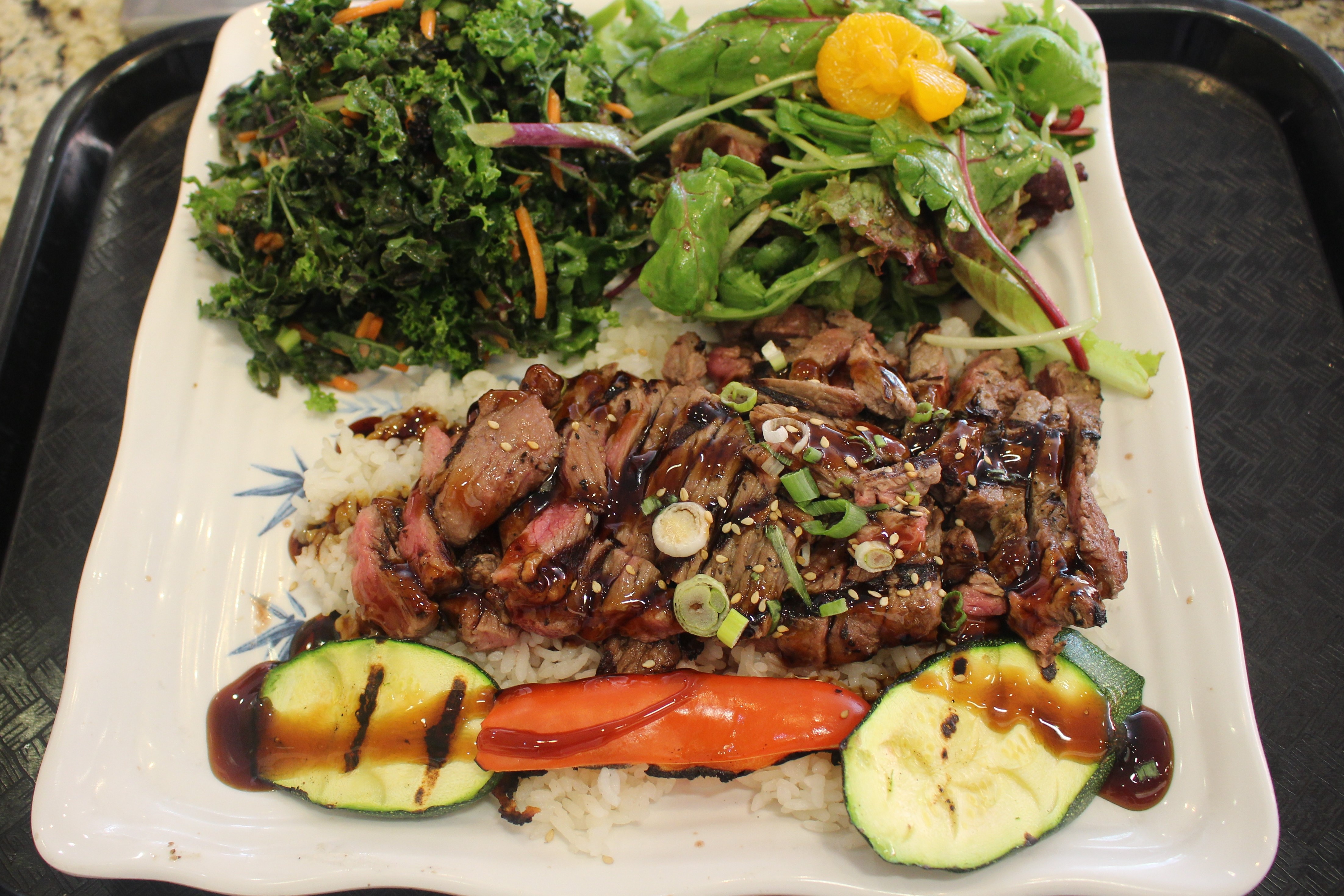 Order Steak Plate with 2 Sides food online from SanSai Japanese Grill store, Chatsworth on bringmethat.com