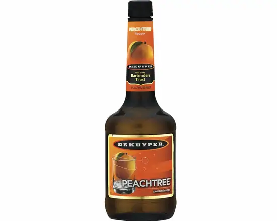 Order DeKuyper Peachtree Schnapps 30 proof 750ml food online from Sousa Wines & Liquors store, Mountain View on bringmethat.com