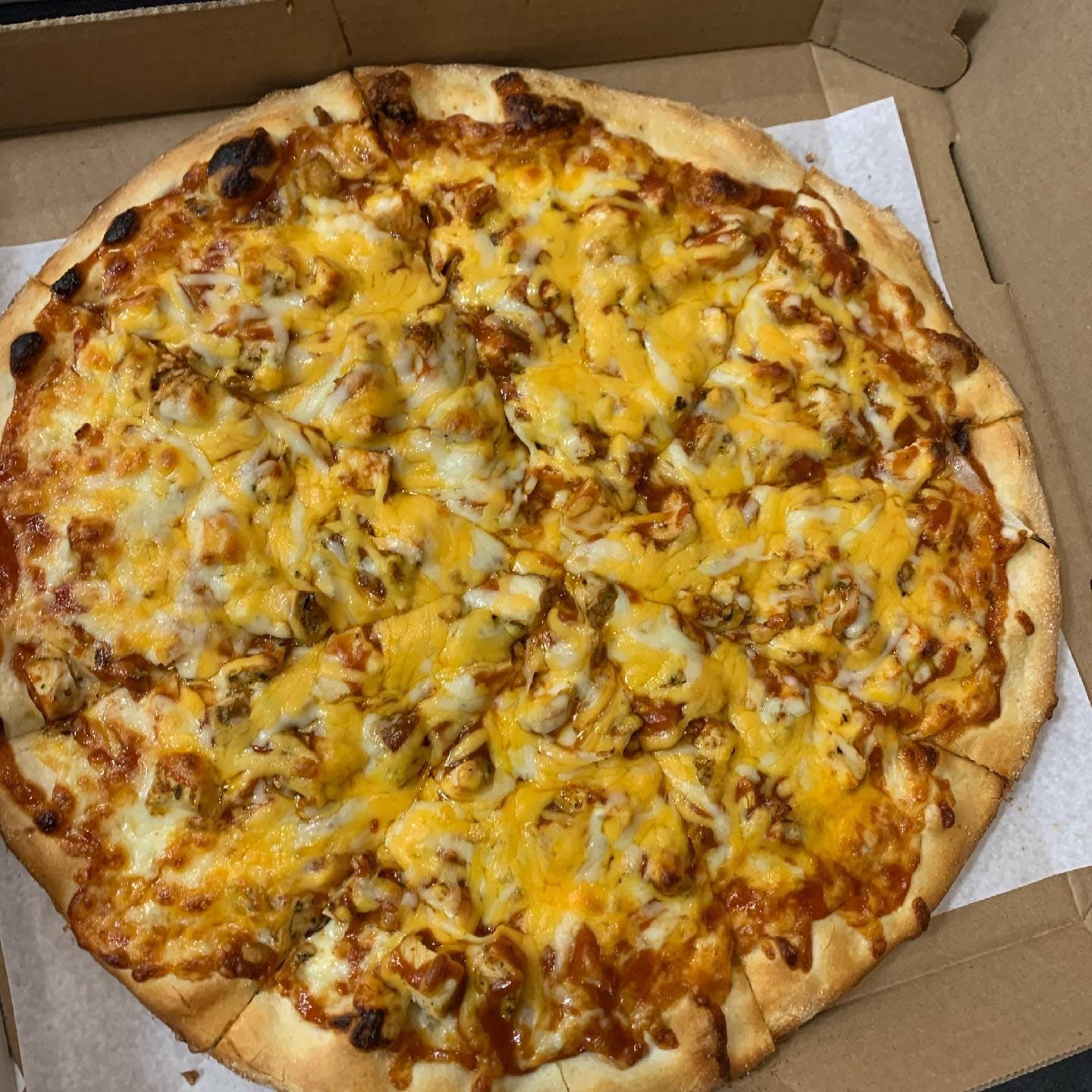 Order 9. Chicken Bacon Ranch Pizza - Small 12" food online from Pizza Kitchen & Grill store, Berlin on bringmethat.com