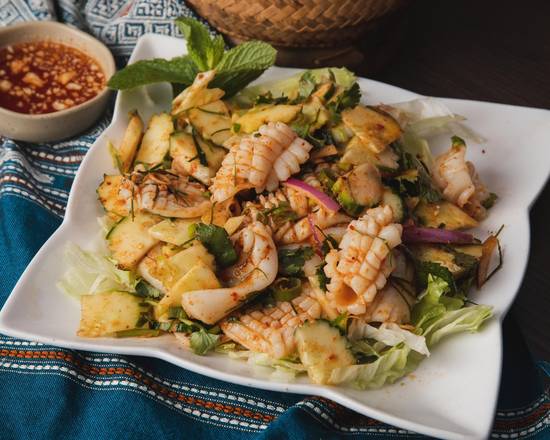 Order Calamari Salad food online from Thai Spoons store, Sunnyvale on bringmethat.com
