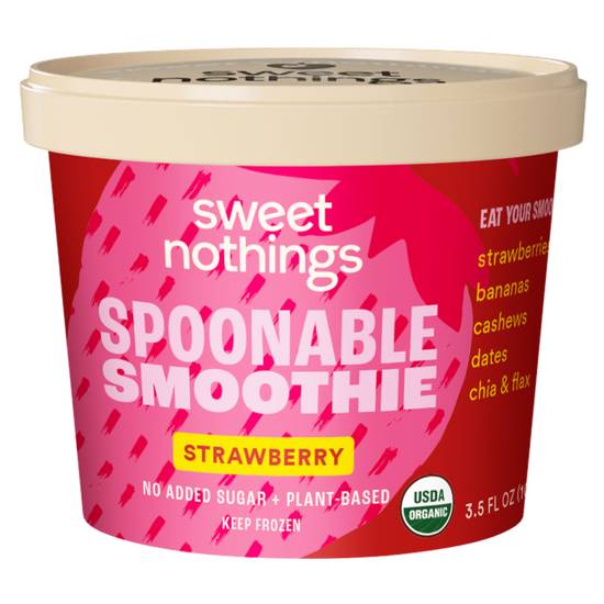 Order Sweet Nothings Smoothie Cup - Strawberry 3.5oz food online from Everyday Needs by Gopuff store, Sacramento on bringmethat.com